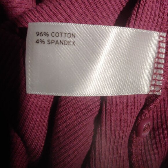 Duluth Ribbed Thermal L-Sleeve Shirt Camping Outdoors Walking Comfy Cranberry M - Picture 6 of 7